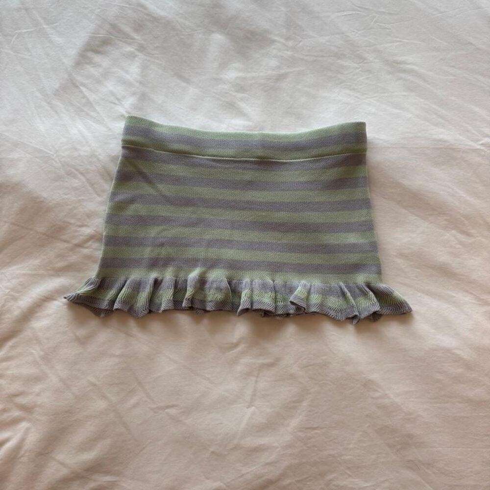 Niihai mini skirt with horizontal